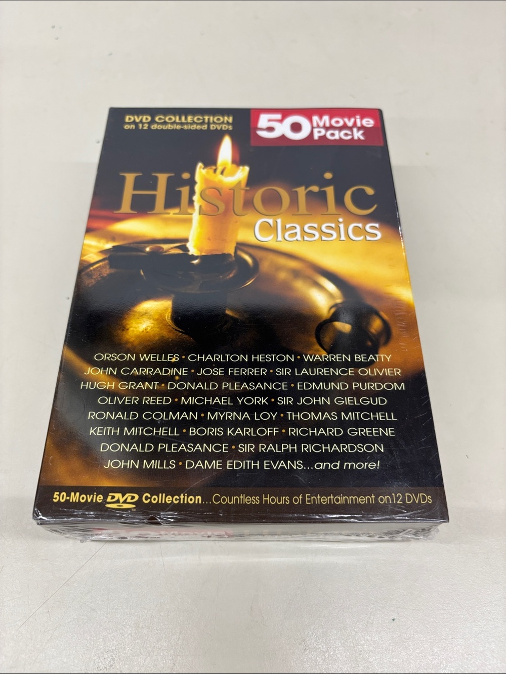 NWT Historic Classics 50-Movie Pack DVD Collection
